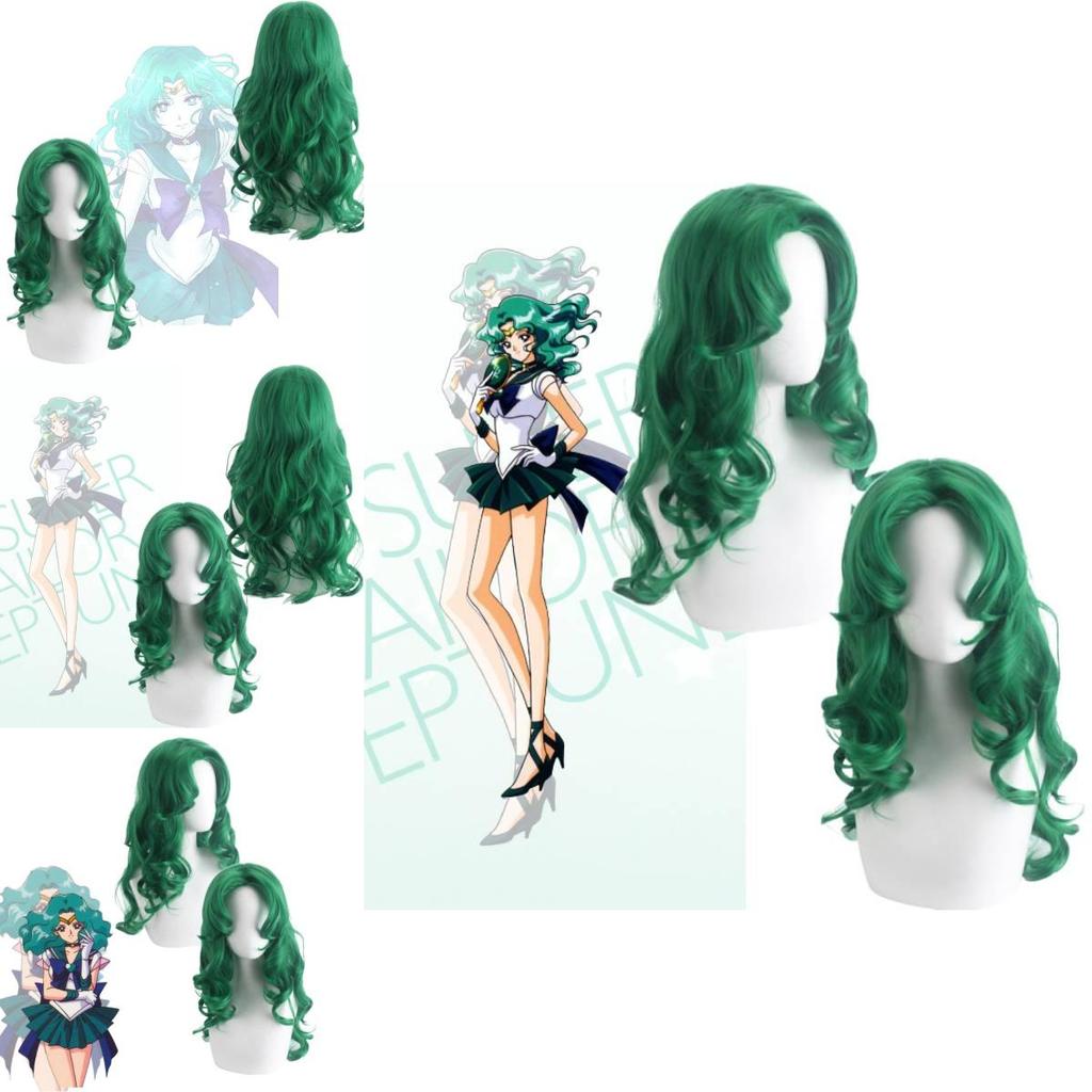 Stunning Kaiou Michiru Cosplay Wig Perfect For Anime Conventions And Halloween Parties