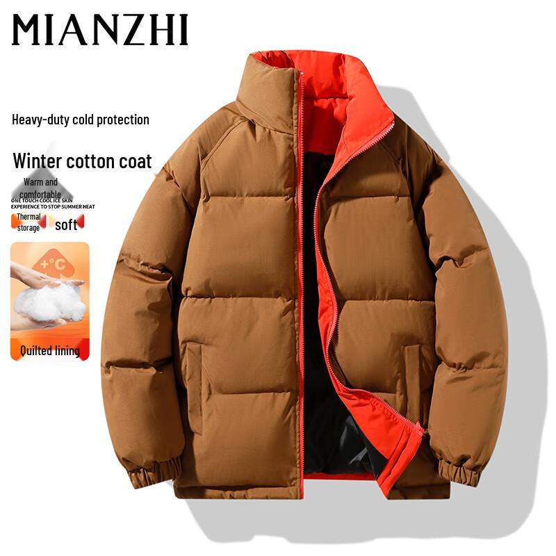 

Мужская куртка с воротником-стойкой и утеплителем 3XL