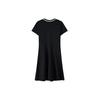 New FILA Short Sleeved Dresses Women's Black F11W128305F-BK