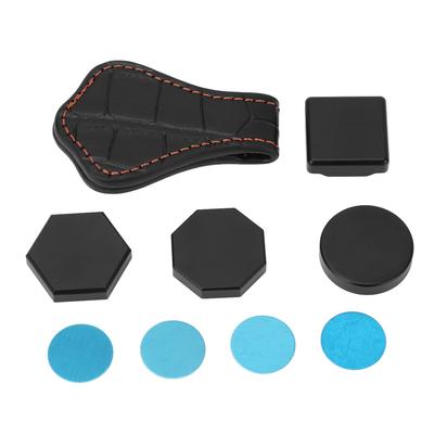 Billardkreidehalter Magnetisch Sechseckig Achteckig Rund Quadratisch Aluminium Einzelteil Pool Queue