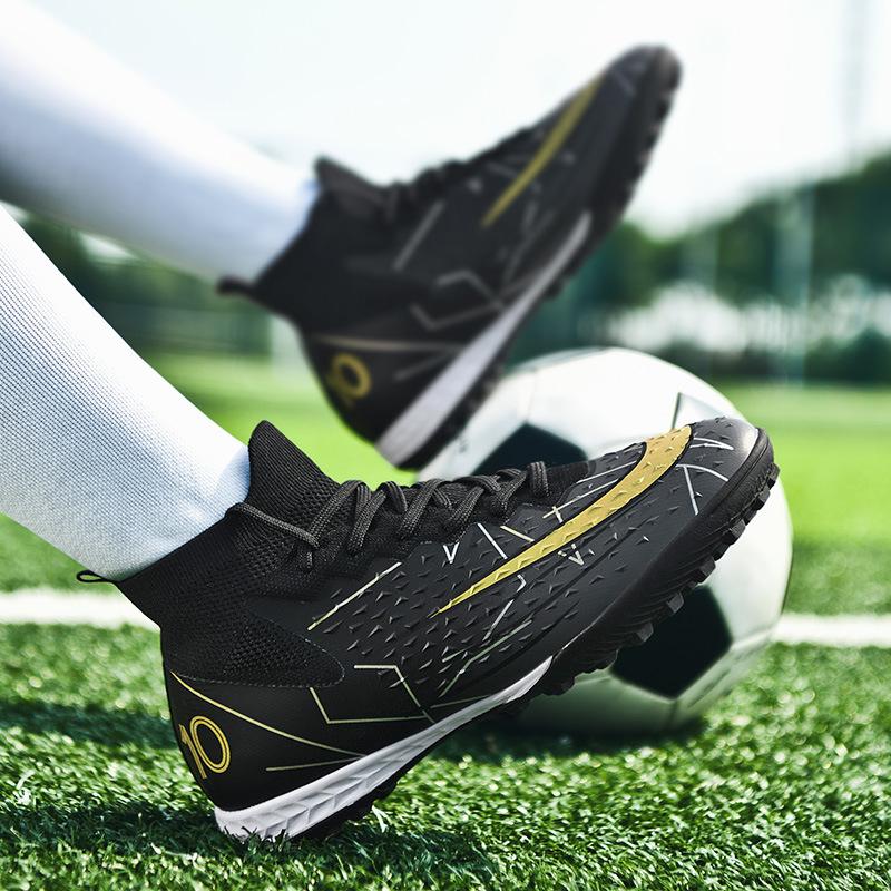 2025 seamless football shoes tf broken nails artificial turf AG nails boys and girls adolescent student training shoes