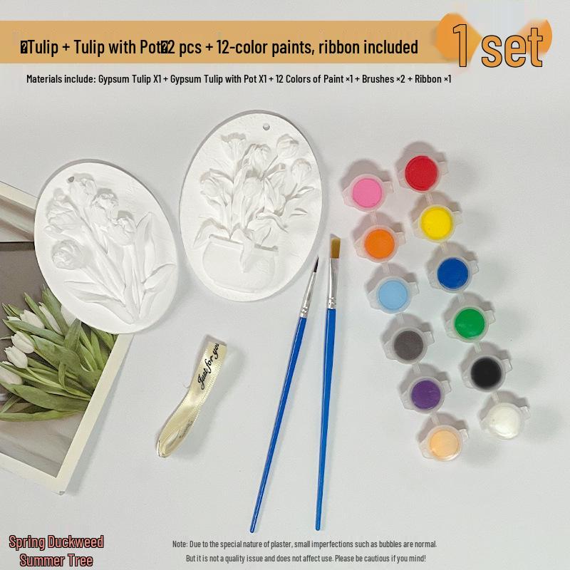 Mini Plaster Doll DIY Coloring Kit – Handmade Creative Toy & Gift Ornament