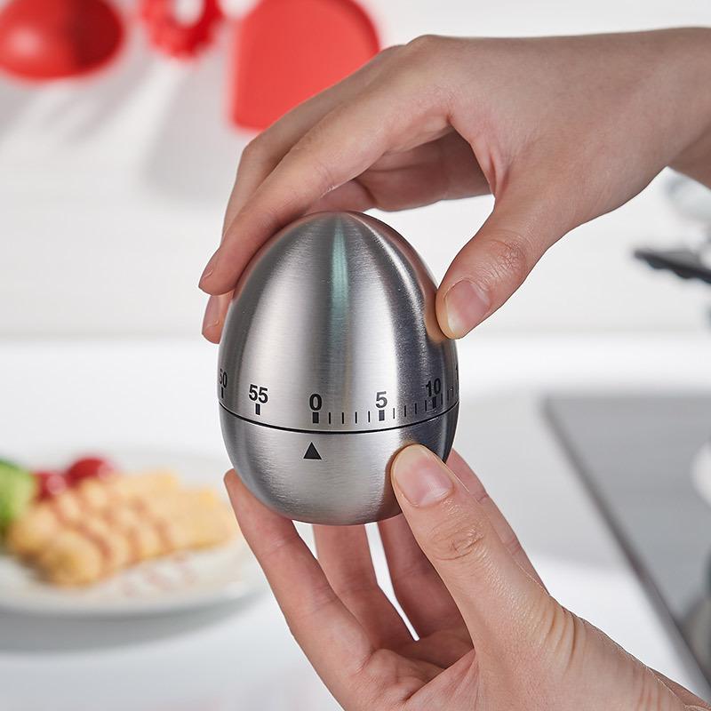Creative Kitchen Mechanical Timer Egg Timer 60 Minutes Student Timing Baking Cooking Reminder