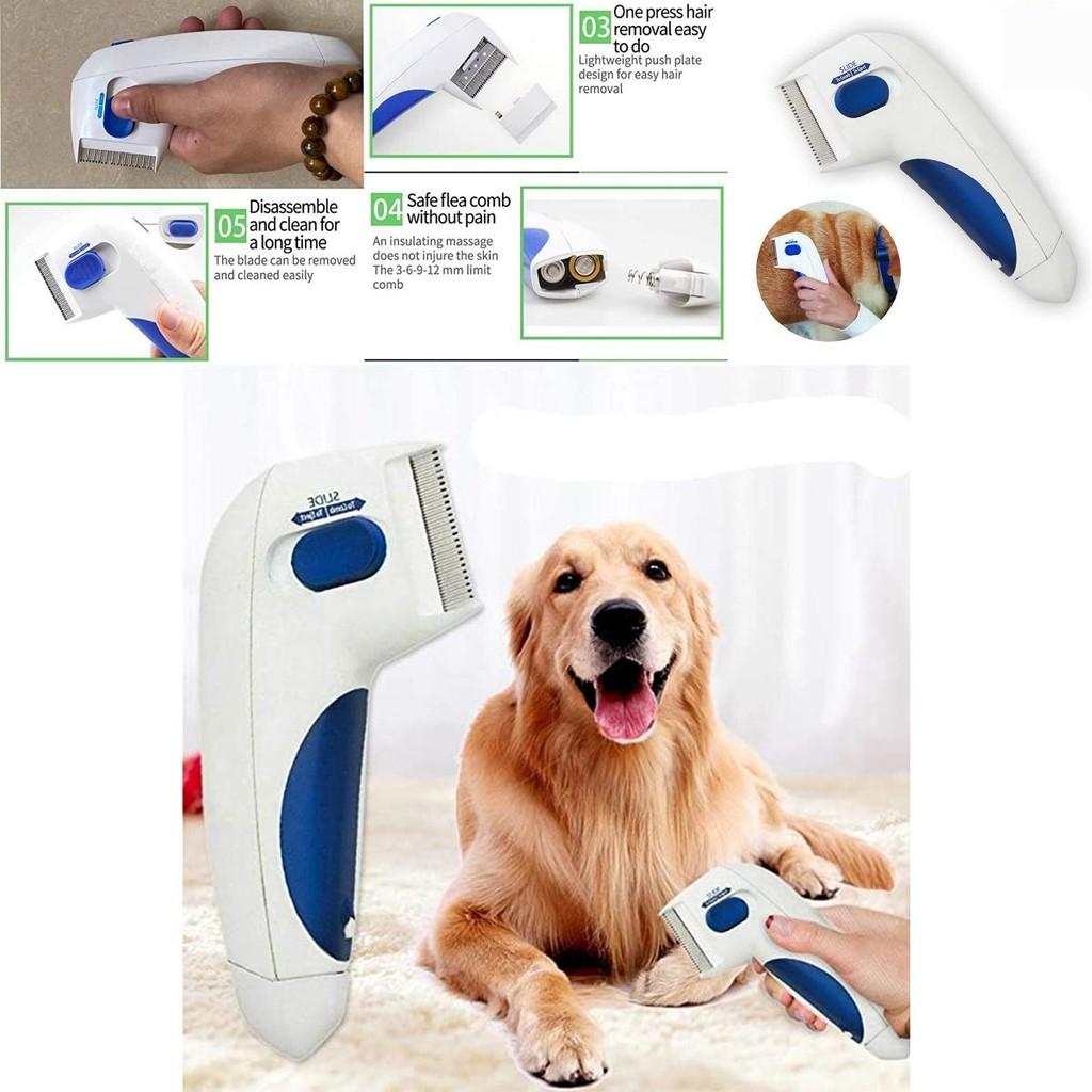Electric Pet Flea Lice Cleaner Comb Grooming Tool For Cats Dogs Chemical-free And Effective