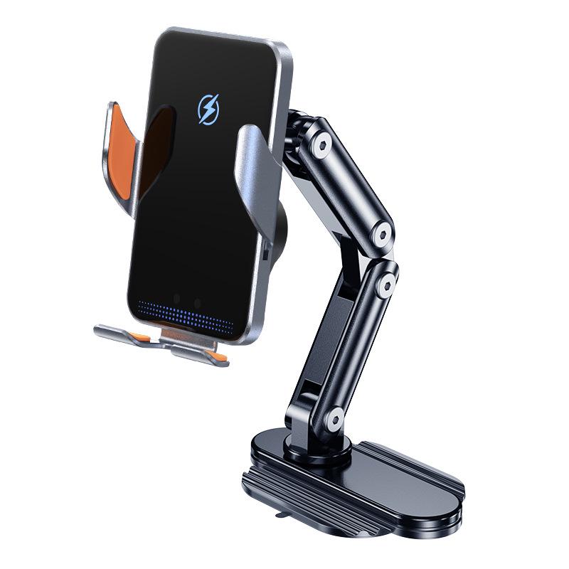 Wireless Charging Car Mount with Auto-Clamp for Mobile Phones