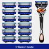 High-Quality Five-Layer Blade Men's Manual Razor - Universal Fit Gillette Head