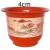 Durable Extra-Large Resin Flower Pot with Saucer, Imitation Ceramic, Thickened Plastic, Clearance