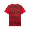 Puma X Egypt Collaboration Fashion Comfortable Slim Fit Short Sleeve Football Shirt Men Tops Red Black 777141-01
