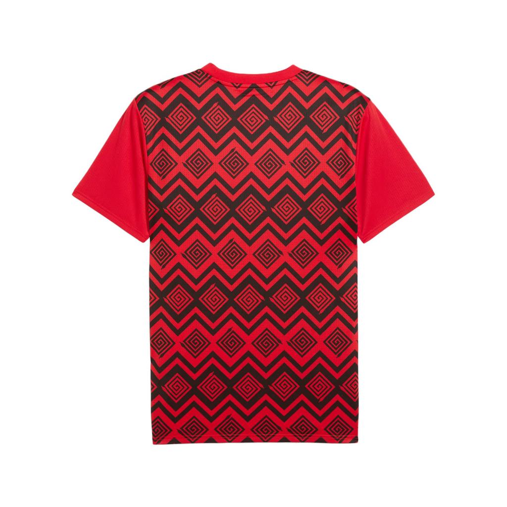 Puma X Egypt Collaboration Fashion Comfortable Slim Fit Short Sleeve Football Shirt Men Tops Red Black 777141-01
