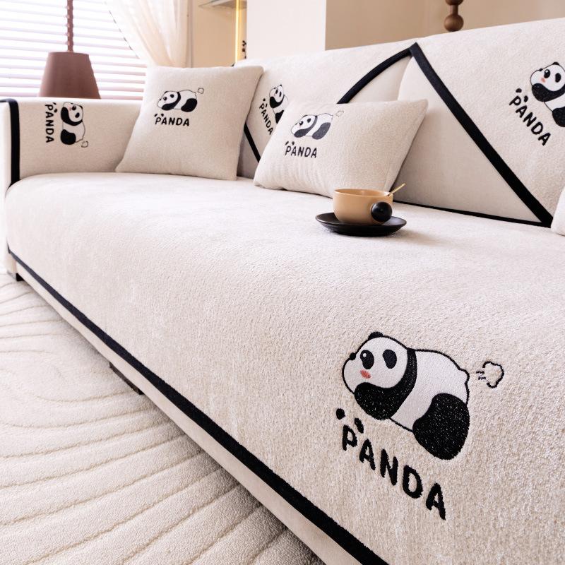 Sofa cushion four seasons universal non-slip cover 2025 new modern simple sofa cover all-inclusive straight seat cushion
