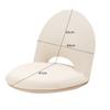 Lazy Folding Sofa Tatami Backrest Chair Bedroom Balcony Cushion Chair High-density Sponge Adjustable Angle Thick Steel Frame