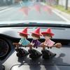 Dashboard Figurine Desktop Ornament Broomstick Drift Ornament Activated Flying Car Dashboard Decor Dynamic Fantasy for Vehicle