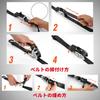 BIG RED Lashing Straps, 4.5m long, 2.5cm wide, 4-pack. Cargo securing straps, tie-down straps, ratchet straps. Breaking load 680kg, maximum working lo