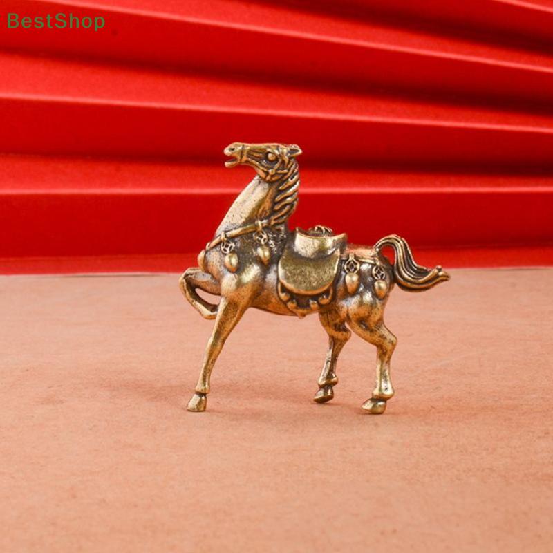 Vintage Pure Horse Crafts Copper Figurines, Home Desktop Decoration Enthusiasts Collect