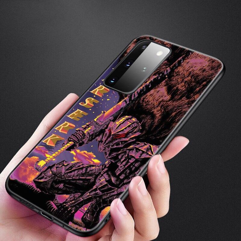 

Чехол для телефона «Аниме Берсерк Кишки» для Samsung Galaxy S20 S21 FE S10 Lite Note 20 10 Lite S8 S9 S10E S10 Plus, ультра черный мягкий чехол Samsung S21 FE