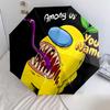 1 PC Automatic Folding Umbrella - Among Us Custom Name Pattern, Portable & Foldable Design with 8 Ribs, Christmas Birthday Gifts