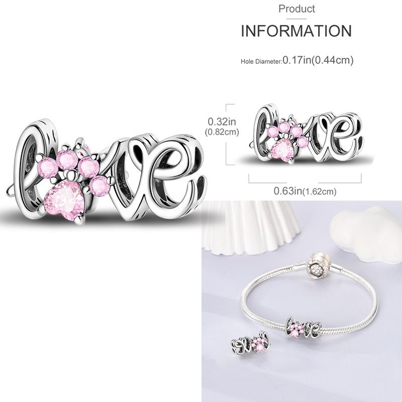 Copper Metal Pink Color Love Color Flower Colorful Drawing Board Pendant Bead Components Camera Charm Bead Components Bead Component Compatible With