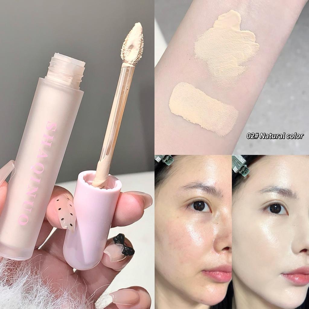 3 Colors Liquid Foundation Concealer Cream Full Covers Brightening Facial & Eye Liquid Concealer Waterproof Oil-control Make Up