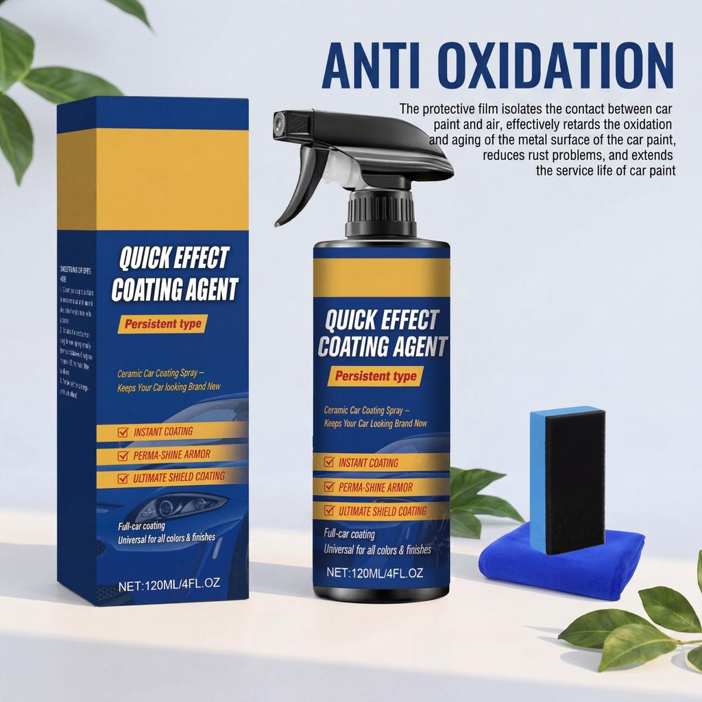1/2/3 PCS Quick Effect Ceramic Car Coating Spray Restore Gloss Anti Oxidation Dust Repellent Nano Paint Protection DIY Kit 120ml