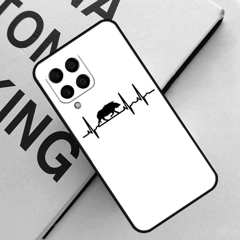 Cute wild boar funny Cartoon For Samsung Galaxy M31 M55 M15 M11 M21 M13 M33 M35 M53 M14 M34 M54 M12 M32 M52 M06 M16 Case