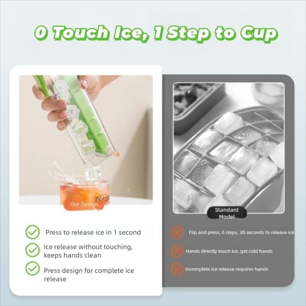 One Click Press Ice Cube Mold DIY Ice Cube Maker New Ice Ball Maker  Kitchen