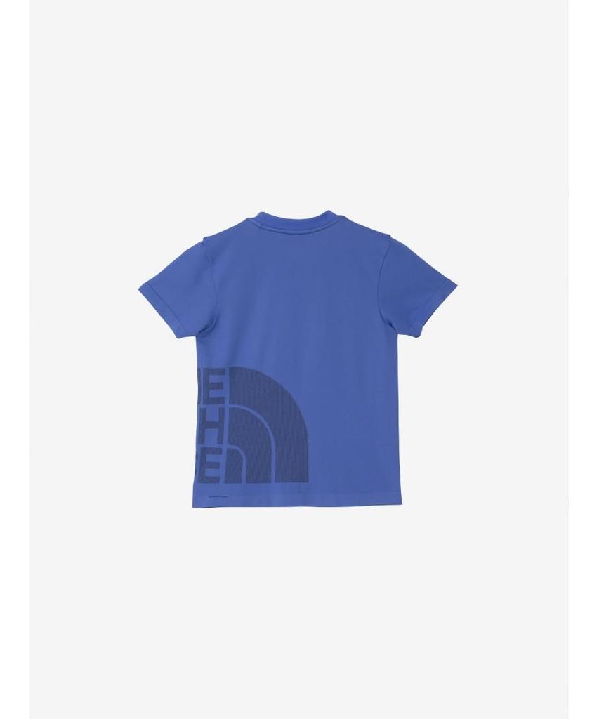 The North Face Engineered Big Logo Solar Size 130 S/S Crew, Blue,