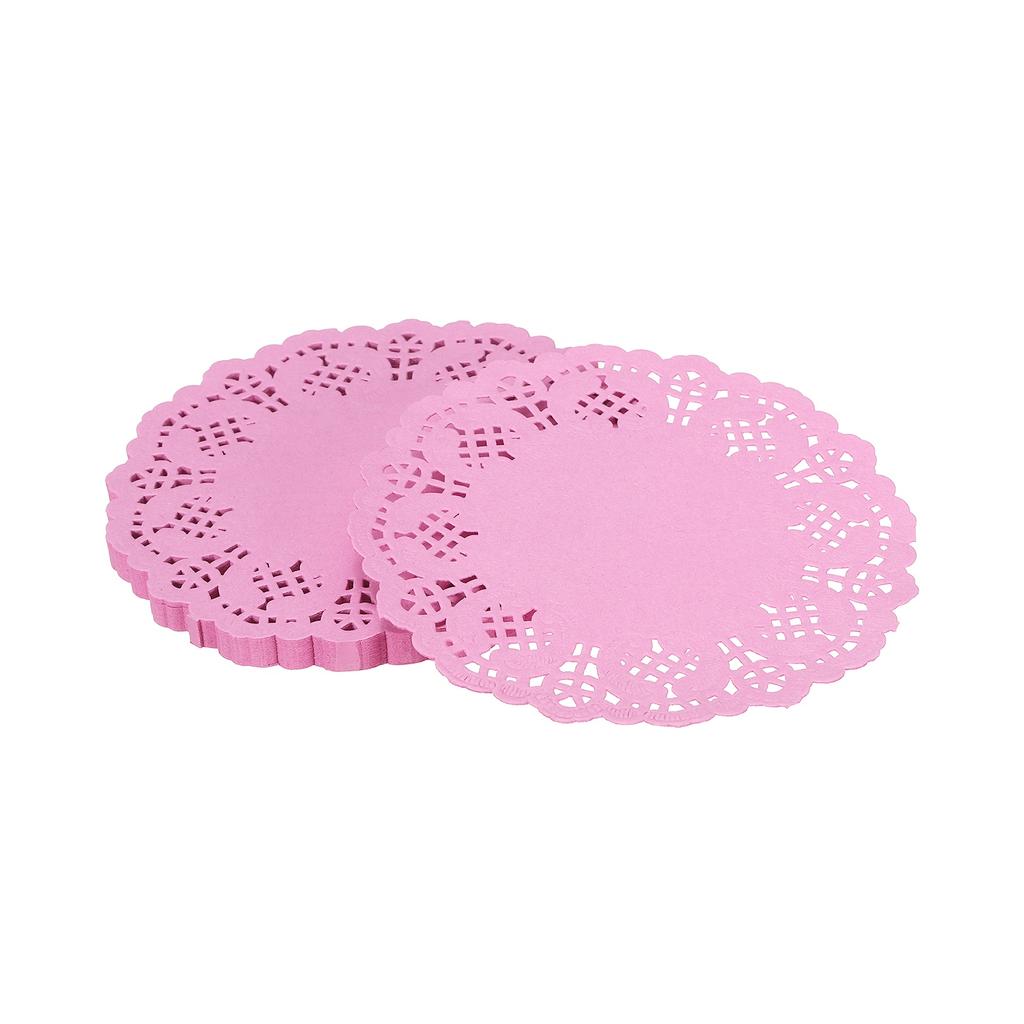 50/100/150pcs Paper Doilies Paper Lace Doilies Disposable Round Modern Decorative Placemats Bulk Fit for Cakes Desserts