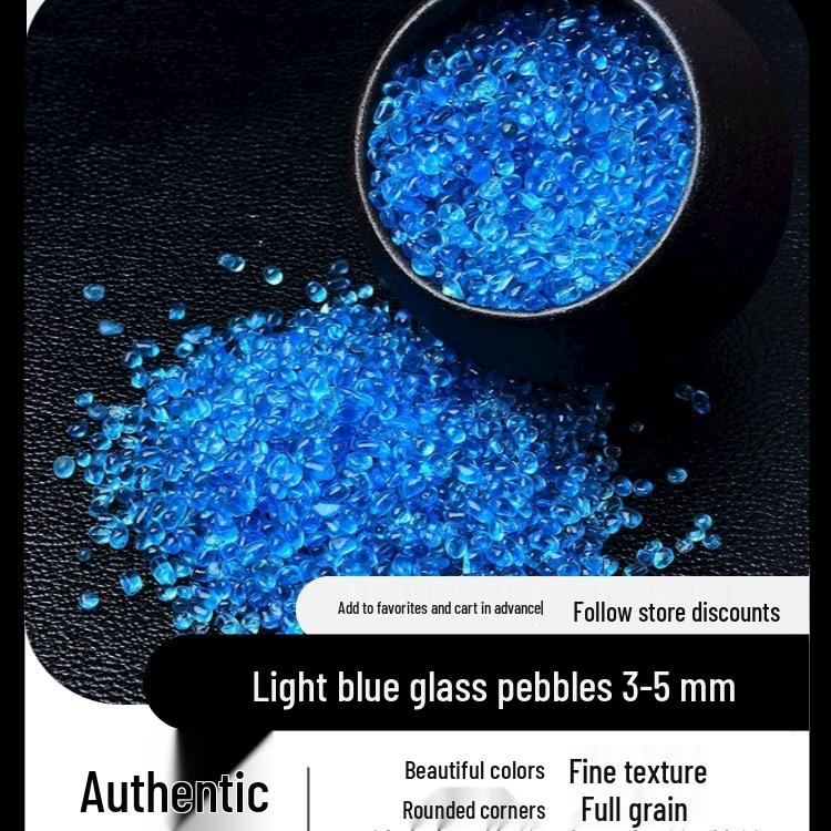 Seven-Color Glazed Crushed Stone Glass for Fish Tanks, Landscaping, Crystal Ornaments, DIY Mandala, and Gemstone Jewelry