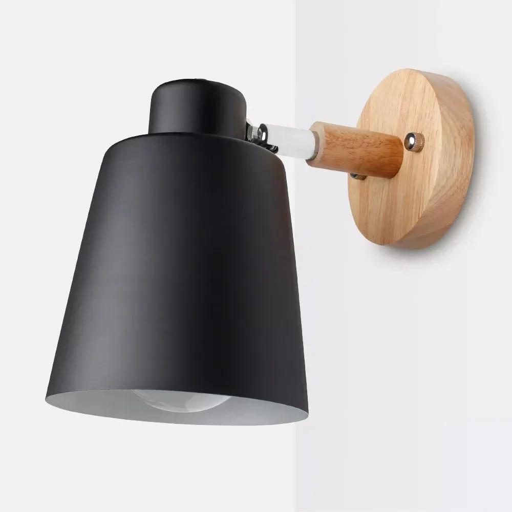 Wall Lamp Macaron Simple Iron Decor Wall Sconces For Bedroom Bedside Study Entryway Aisle Nordic Home Indoor Decorative Lights