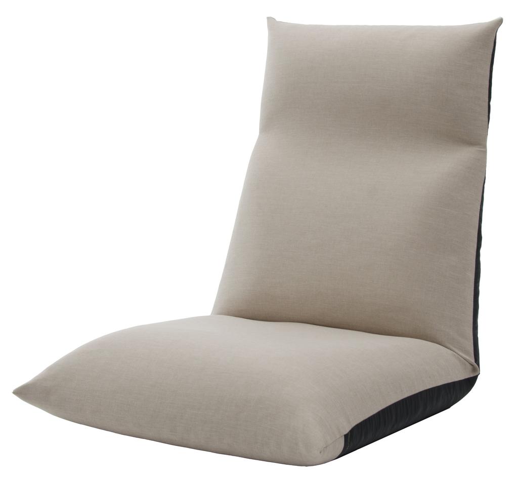 Seltan Sitte Stol Høy Elastisitet Høy Rygg Type Darian Beige Laget i Japan SHBf-560BE