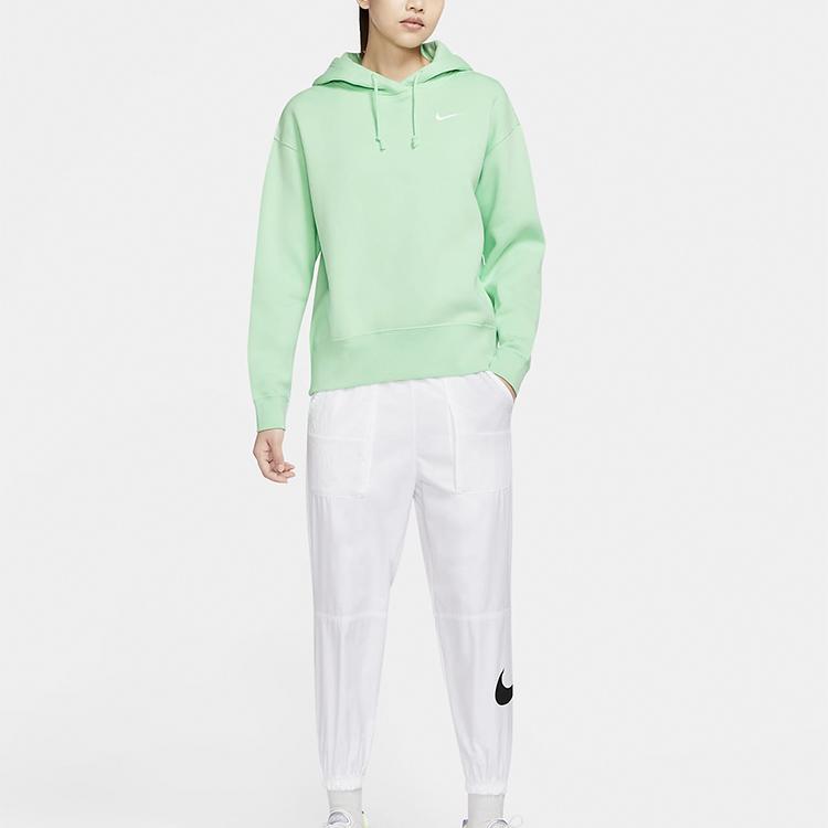 Nike Sportswear Fleece Pullover Hoodie Women Tops Green CZ2591-390