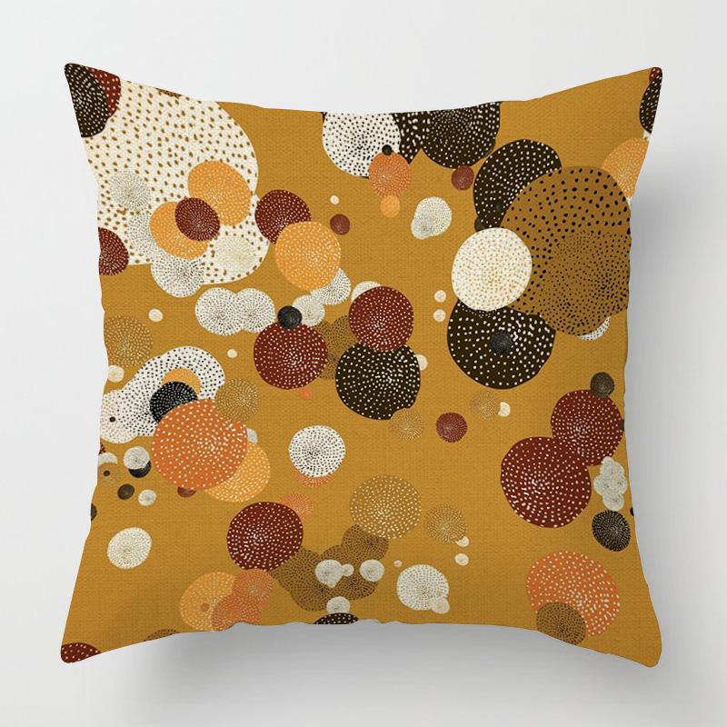 Abstract Geometric Pillowcase 18x 18 Inch Machine Washable Four Seasons Universal Home Decorative Cushion Cover 45x45cm