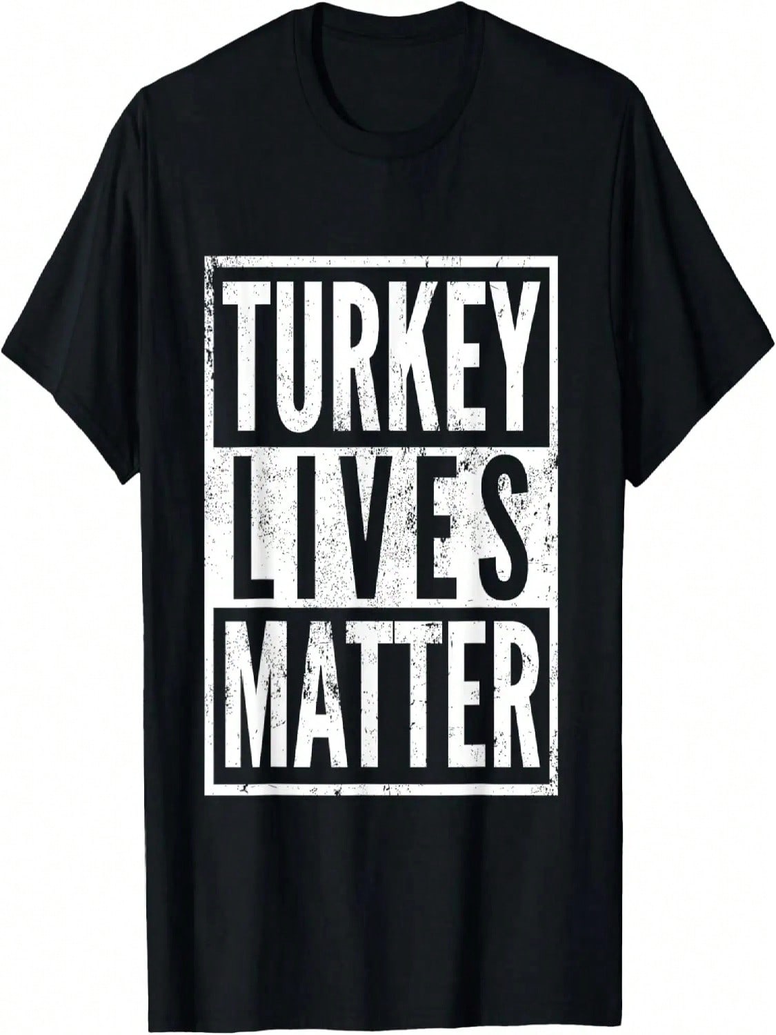 Turkey Lives Matter Funny Thanksgiving Day T-Shirt S
