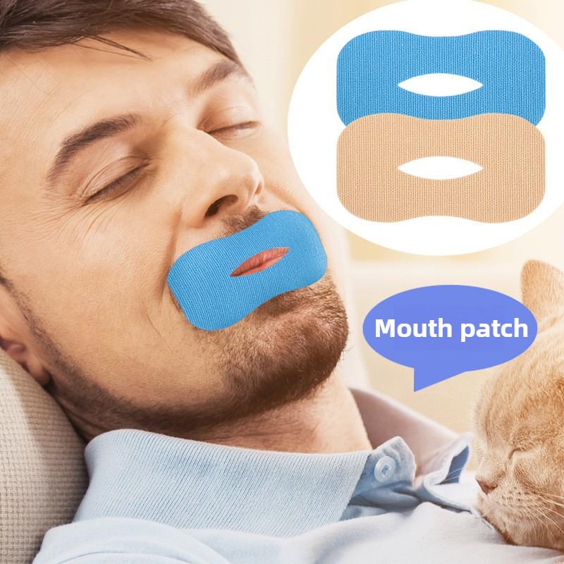 30 Pieces/Box Breathable O-shaped Anti Snoring Strips Patch Mouth Sleep Tape Improved Nighttime Sleeping Physical Closure Patch