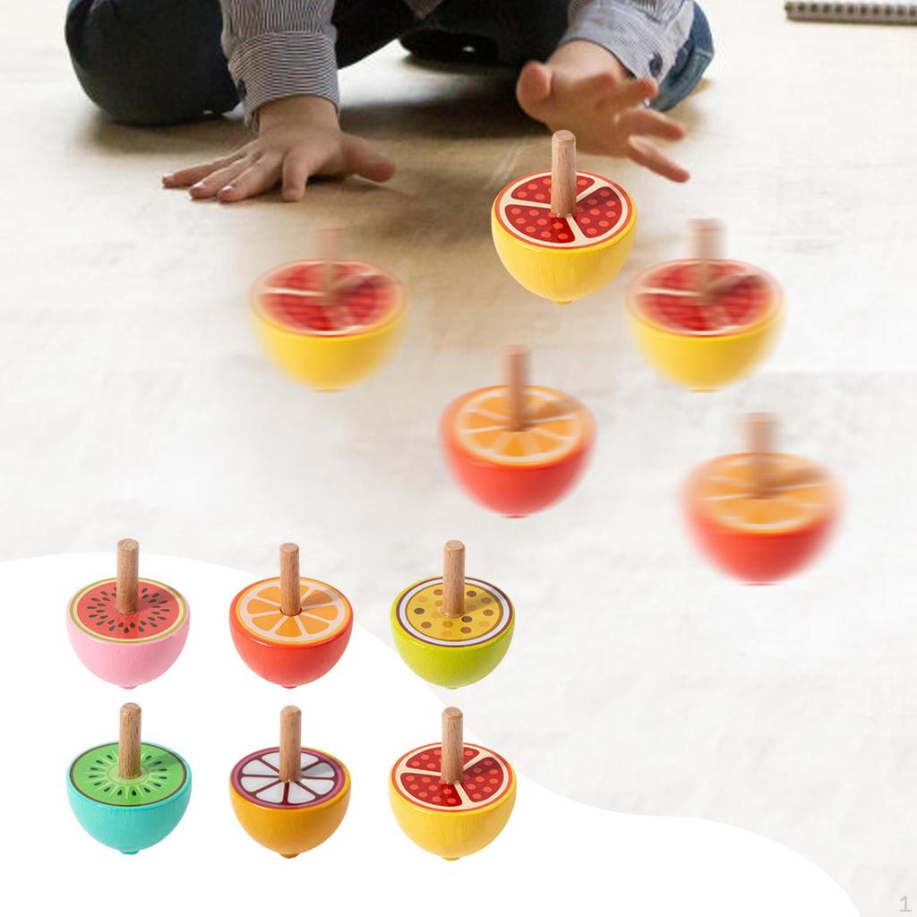 6 Pieces Wood Toys Educational Colorful Classroom Rewards Games Fun Birthday Gifts Party Favors