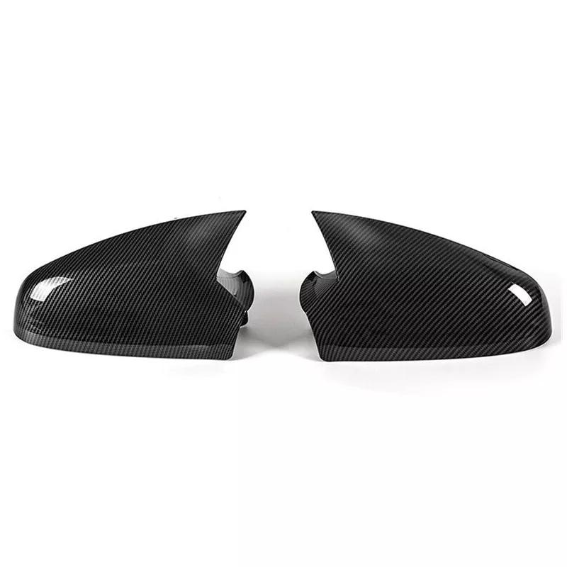 Pair Side Mirror Cover For Vauxhall Opel Astra H MK5 Door 2004 2005 2006 2007 2008 2009 Glossy Black Rearview Mirror Cover Caps