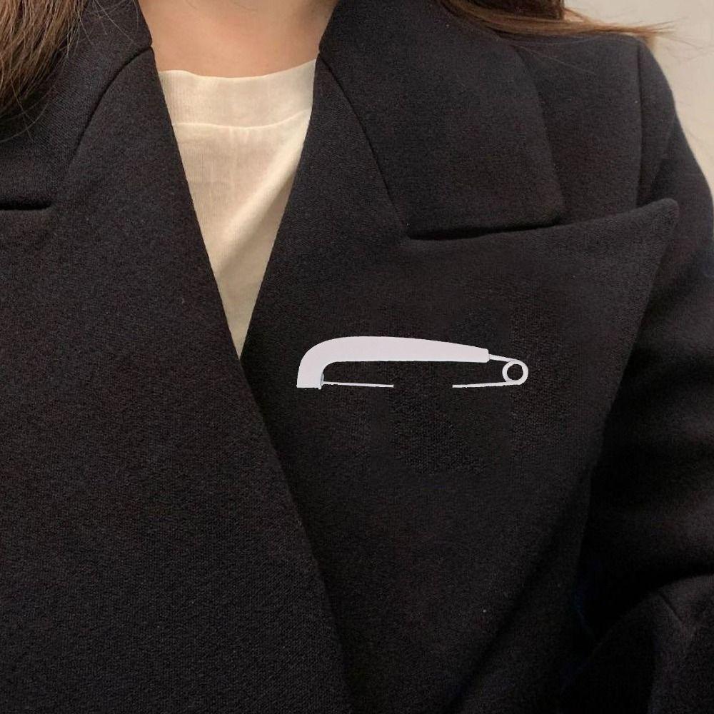 Silk Scarf Buckle Corsage Brooch Korean Style Sweater Pants Pin Trendy Fluorescent Pin Women