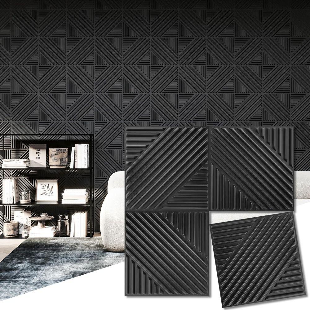 Self-adhesive Decorative 3D Wall Panels PVC 3D Wall Tiles New Wallpaper