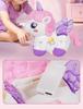 Unicorn Toy for Girls: Rechargeable Rotating Electric Light-Up with Music
