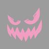 Happy and Evil Devil Smile Decals & Bumper Creative&funny Stickers for Cartoon Fans&lover,high Quality for Car Trucks Motorcycle