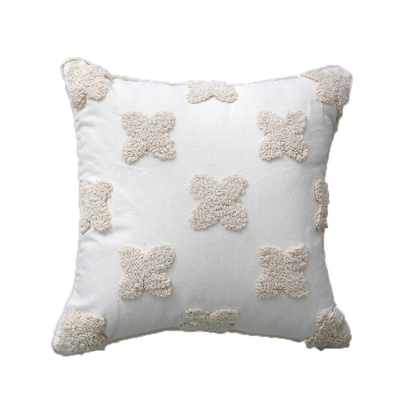 

2 комплекта наволочек с вышивкой в стиле бохо 18x18 дюймов, декоративные наволочки с кисточками, тканые наволочки с ворсом для дивана, спальни, гостиной 18 x 18 -2pcs