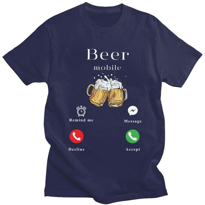

Beer Is Calling T Shirts Men 100 Cotton Tee Tops Valentines Day Gift Tshirt Short Sleeve Casual Tshirt Clothing 4XL