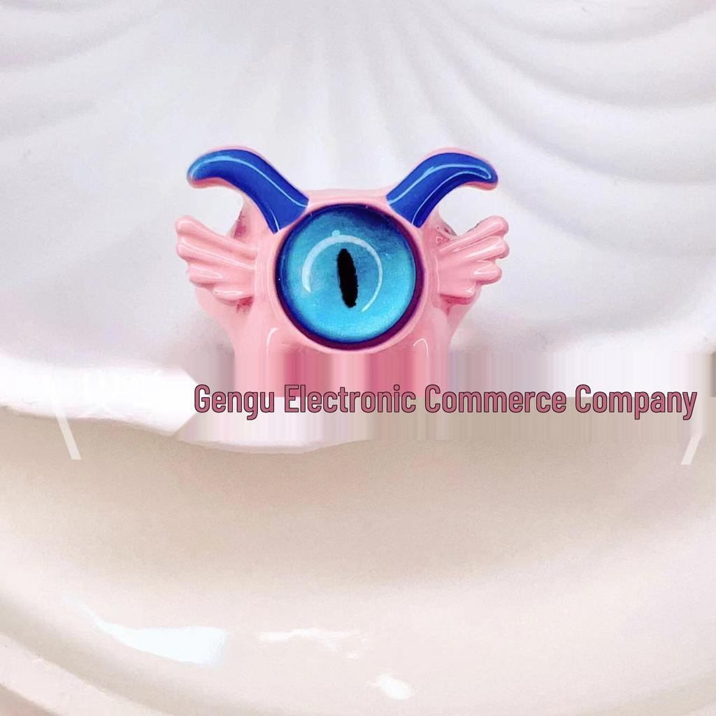 2024 Dopamine Little Devil Cartoon Ring - Childlike Monster Design for Students & Couples