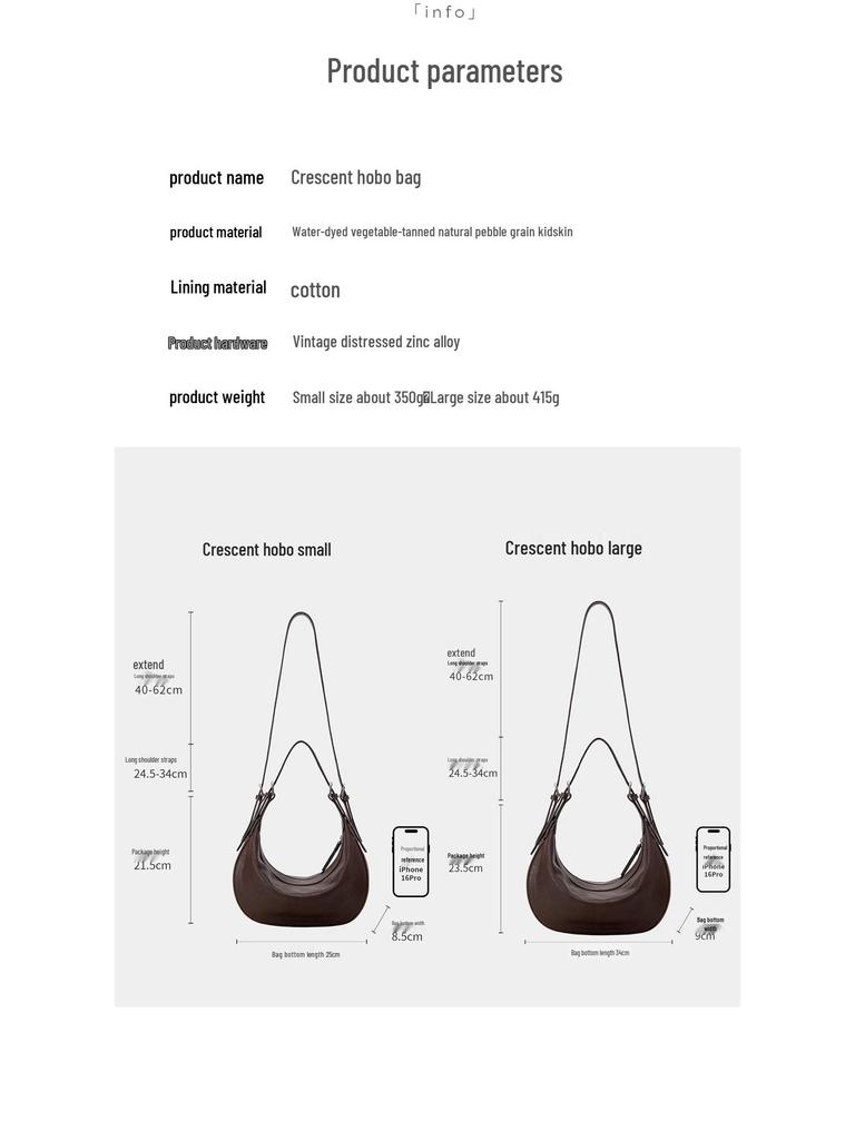 Celebrity Style Minimalist Sheepskin Crescent Hobo Crossbody Shoulder Bag for Women