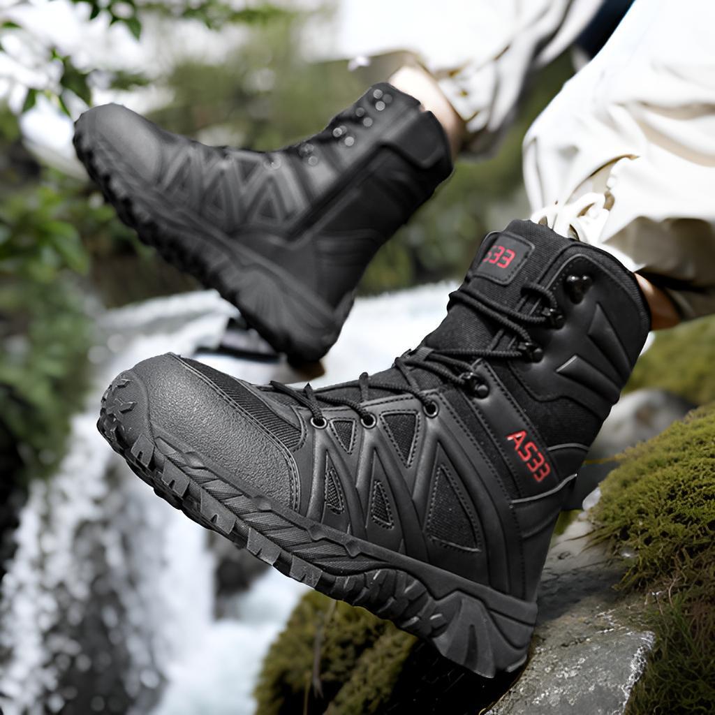 Men’s Tactical High-Top Combat Boots - Non-Slip, Wear-Resistant Outdoor Training Footwear