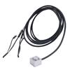 Computer Desktop Switch PC Motherboard External Start Power On/Off Button Extension Cable For DIY Button Durable Silver