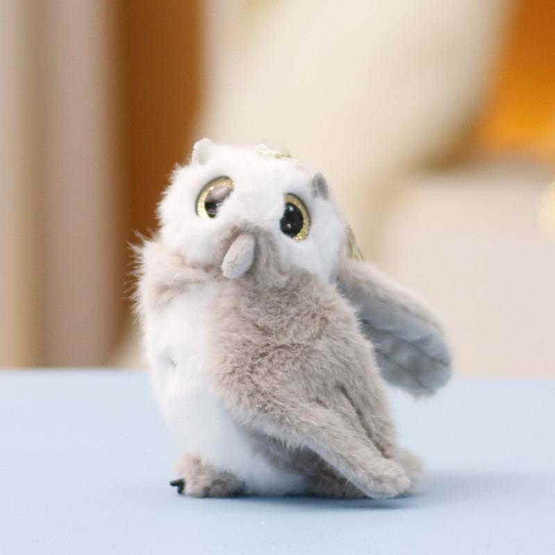 Cute Owl And Eagle Cartoon Plush Doll Pendant Keychain For Kids And Gift