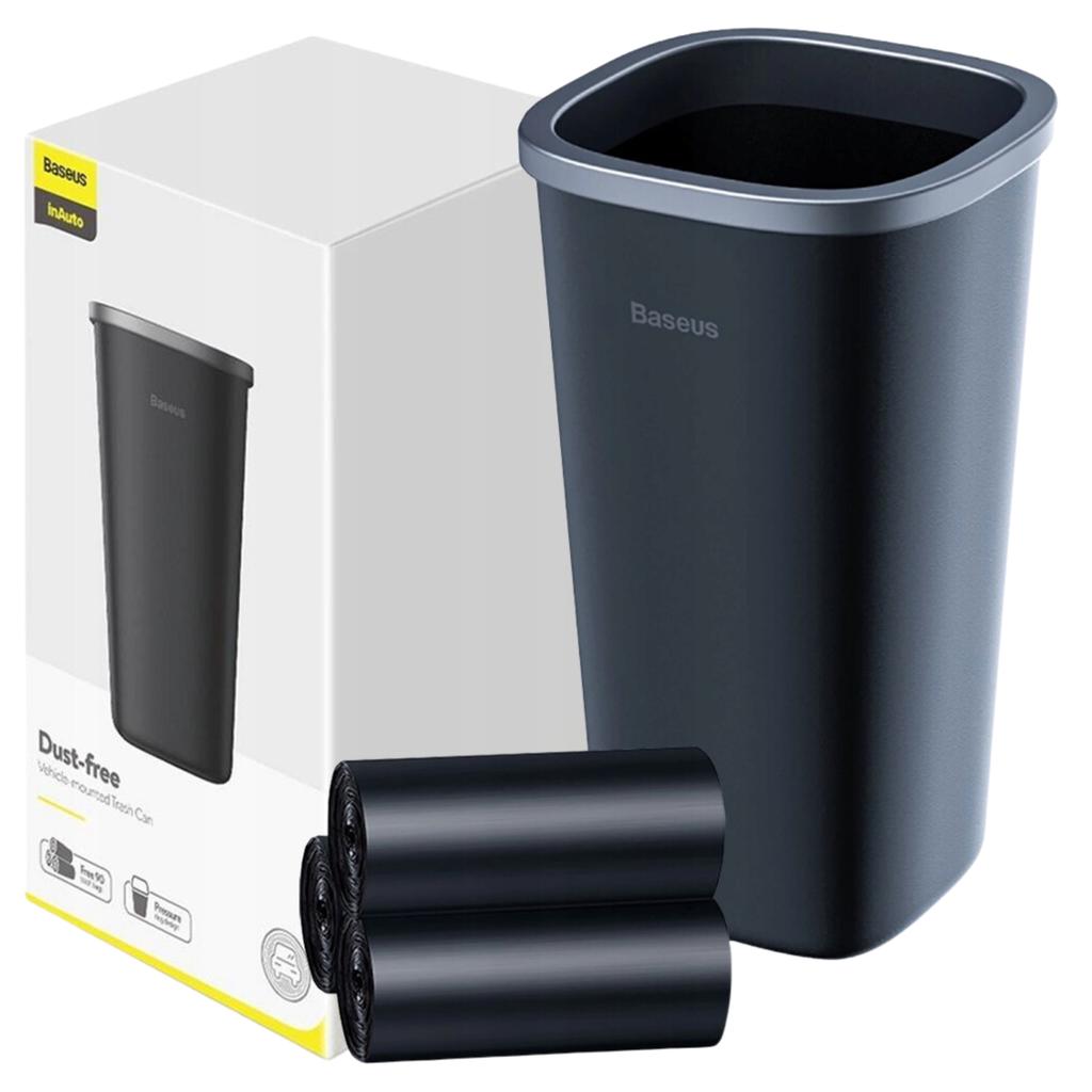 Car Trash Can Baseus Dust-Free, 800Ml (Black)