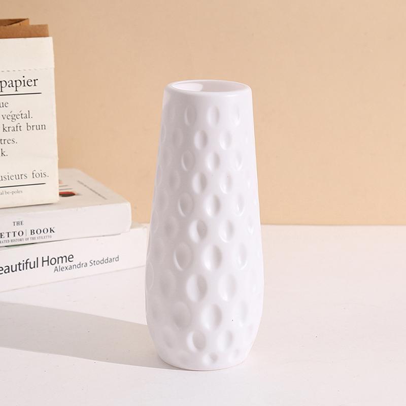 Modern Nordic Plastic Flower Vase, Pink, Blue, White Pot, Basket, Home, Living Room Decoration, Ornament, Arrangement