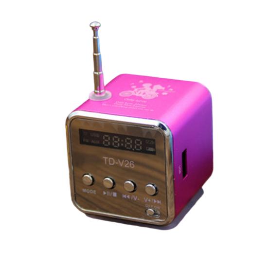 1/2 ks Bluetooth-kompatibilní Mini reproduktor Digitální displej Stabilní připojení Vodotěsný Dobíjecí FM rádio Přehrávač hudby